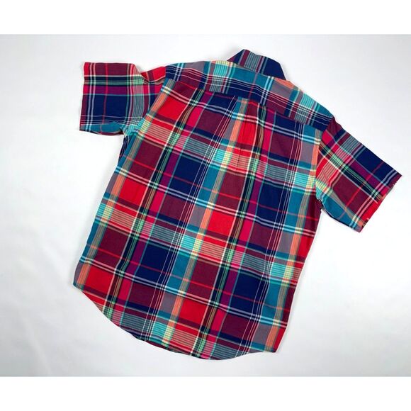 Brooks Brothers Madison Men’s Plaid Short Sleeve Button Up Shirt | Size Medium - Picture 3 of 7